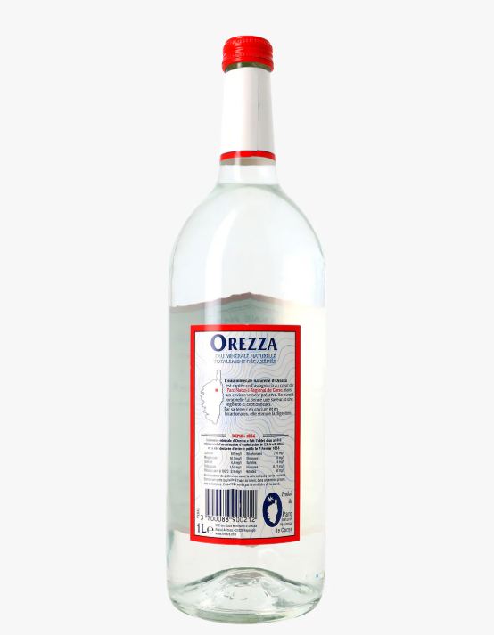 Orezza (1L) Natural Mineral Water (Still) - Case/6 Bottles