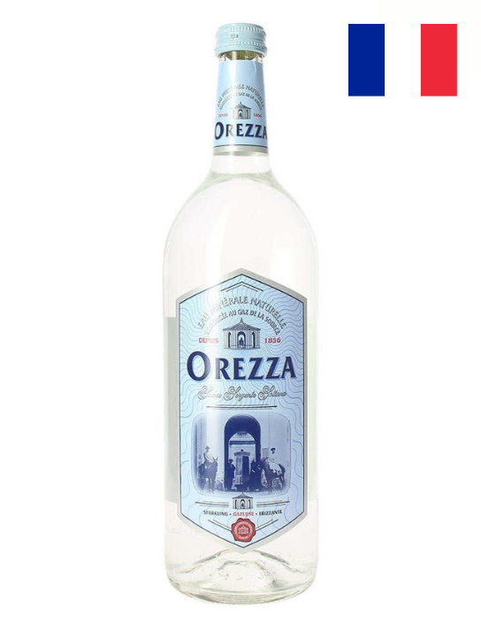 Orezza (1L) Natural Mineral Water (Sparkling) - Case/6 Bottles