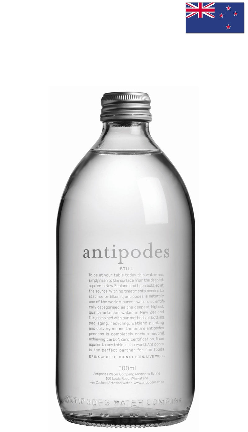 antipodes (500ml) Natural Mineral Water - Case/24 Bottles