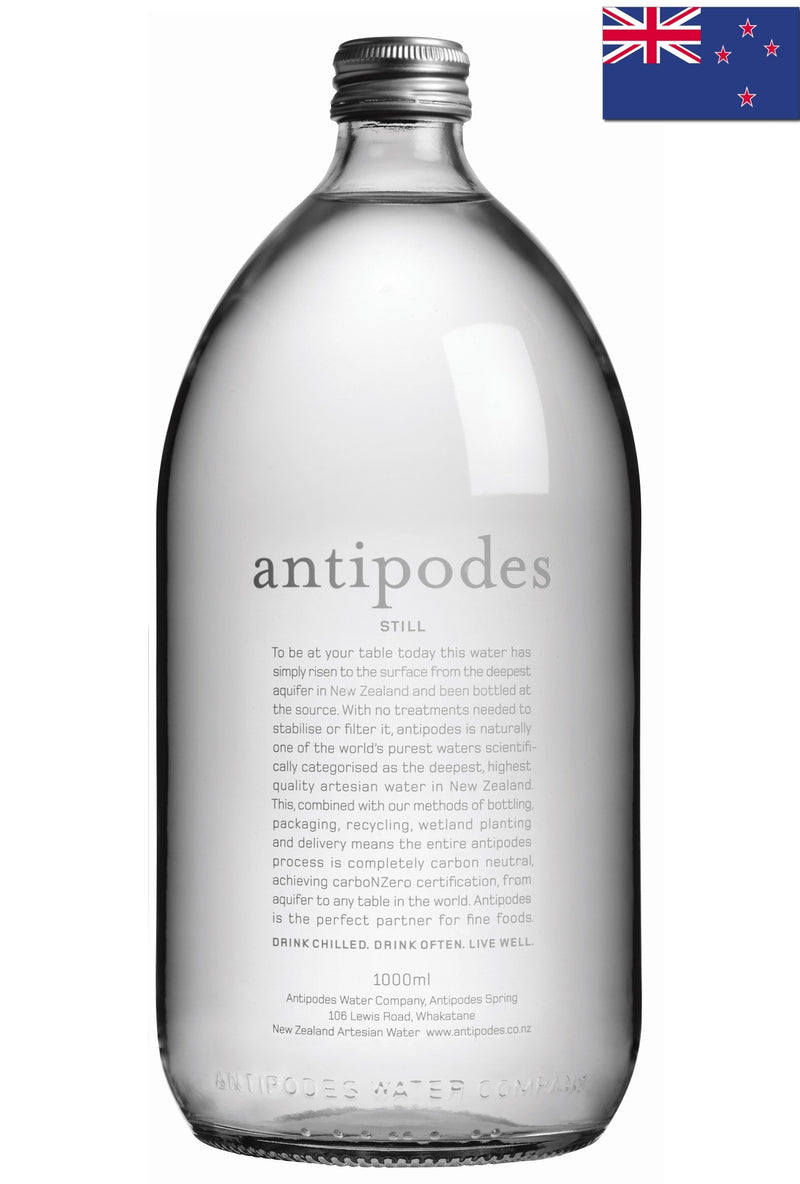 antipodes (1L) Natural Mineral Water - Case/12 Bottles