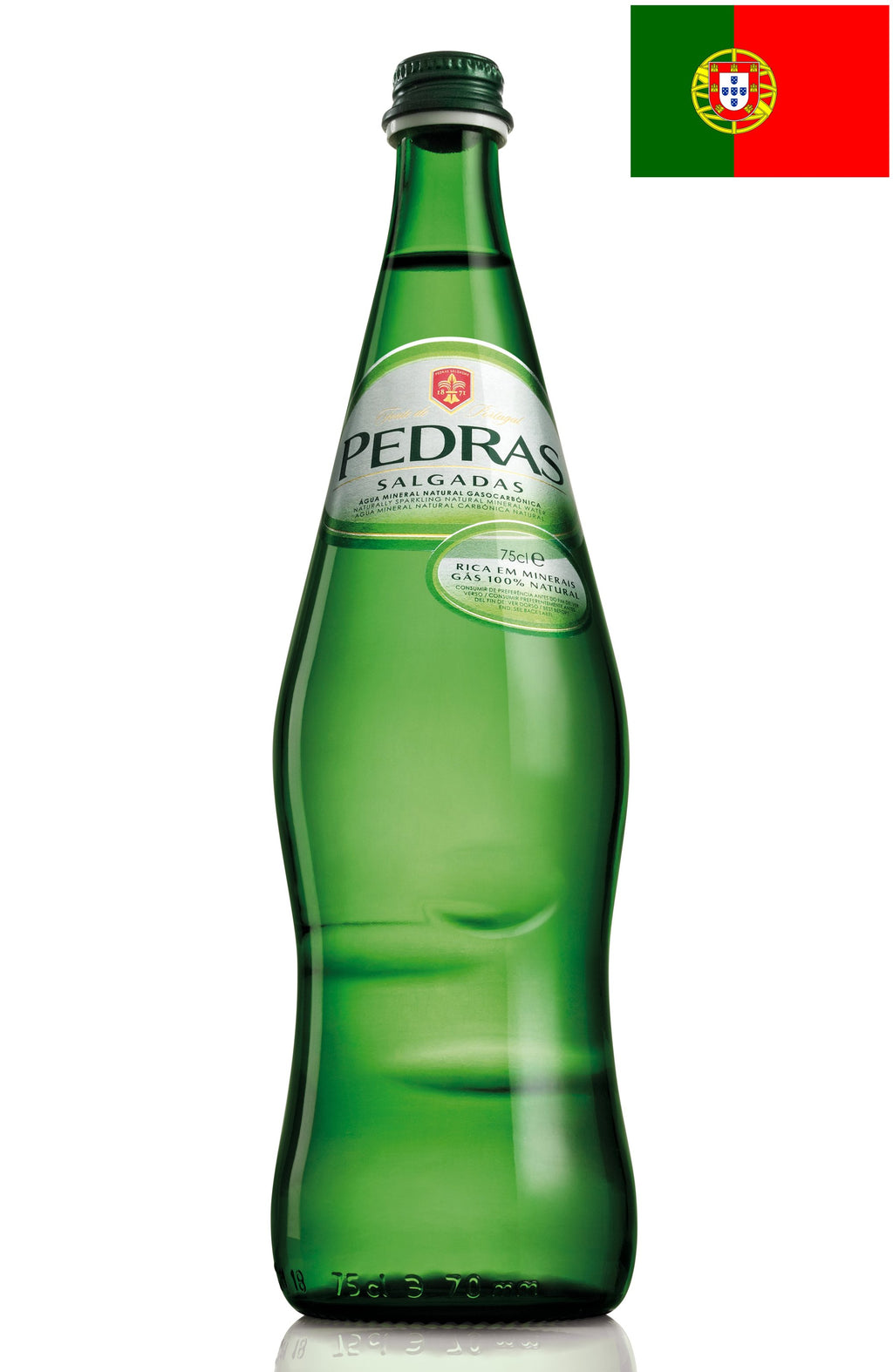 Pedras (750ml) Natural Sparkling Mineral Water - Case/12 Bottles